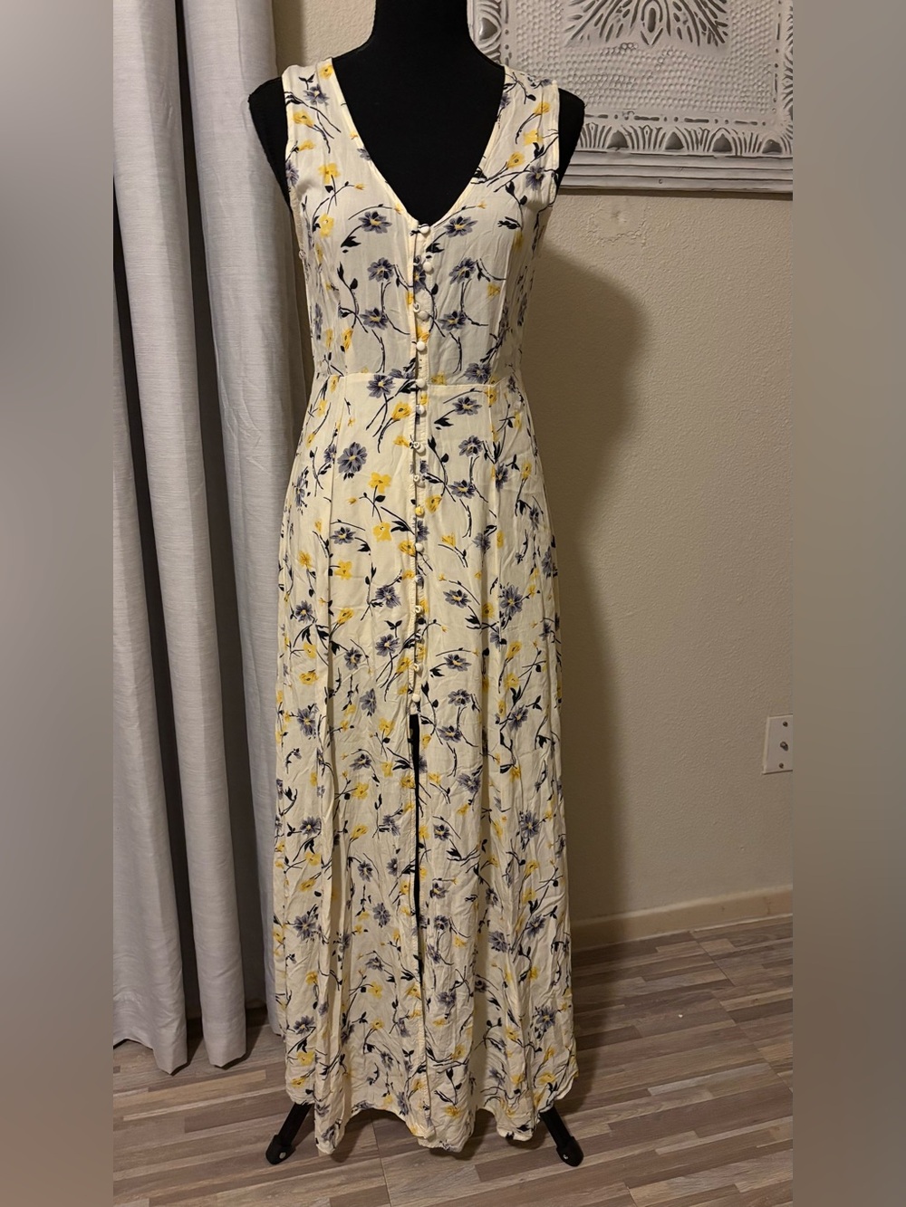 Lapis Floral Maxi Dress